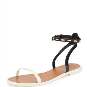 Tory Burch Ankle Strap Jelly Sandals 7